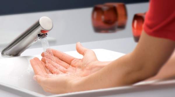 touch free washbasin