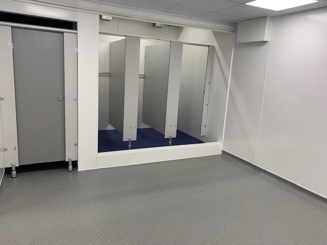 Nescot Sports Hall Changing Rooms