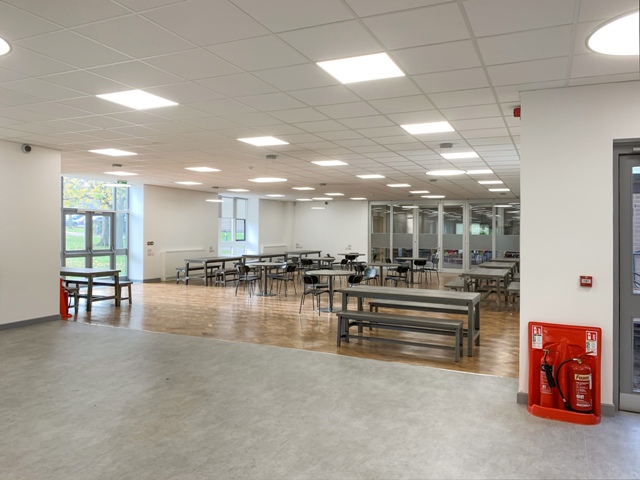 Refurbished canteen in nescot college