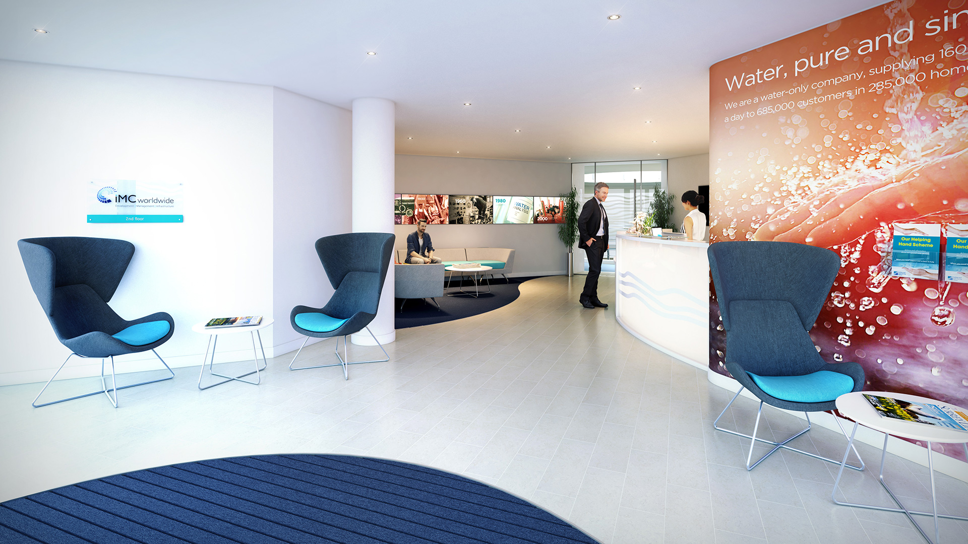 Reception refurbishment, Redhill, Surrey