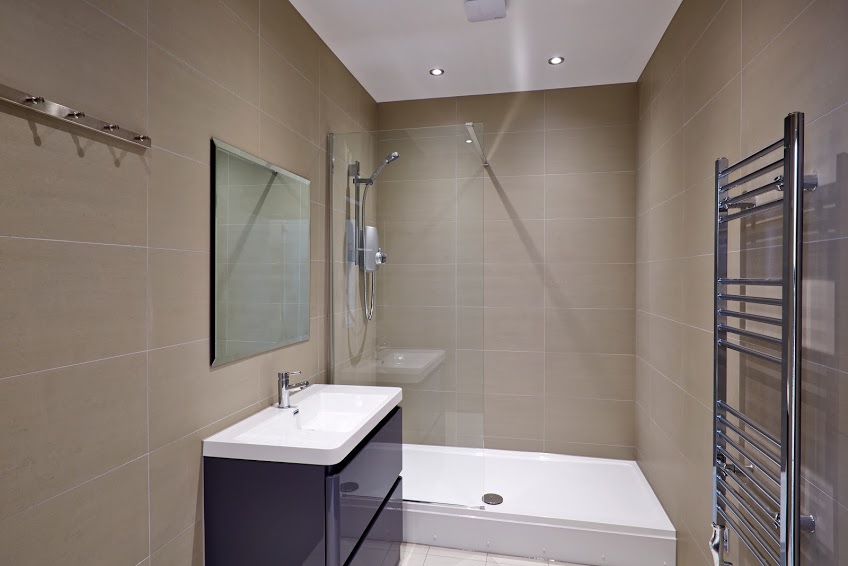 Washroom refurbishment, Chessington, Surrey