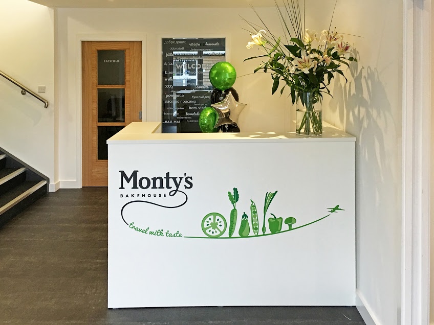 Monty's Bakehouse office reception